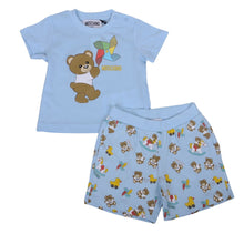 Load image into Gallery viewer, Blue Bear Toy Shorts Set