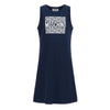 Navy Graphic Dress