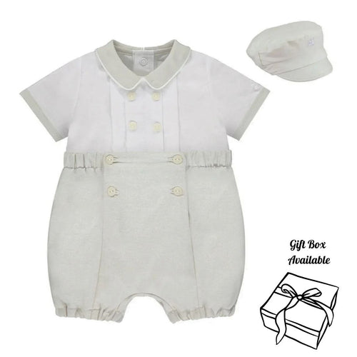 White & Beige 'Sawyer' Set
