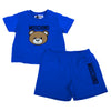 Blue Bear Logo Shorts Set