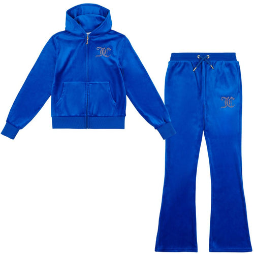 Royal Blue Flared Tracksuit