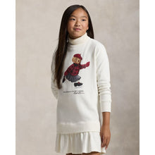 Load image into Gallery viewer, Ivory Polo Bear Dress