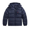 PRE ORDER - Boys Navy Hooded Down Jacket