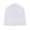 White Embroidered Flower Hat