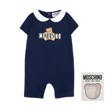 Load image into Gallery viewer, Navy Toy &amp; Logo Romper