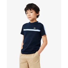 Load image into Gallery viewer, Navy &amp; Blue Stripe T-Shirt