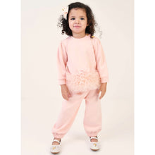 Load image into Gallery viewer, Babies Pink Tulle Trim &quot;Deonne&quot; Tracksuit