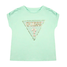 Load image into Gallery viewer, Mint Green Sequin Logo T-Shirt
