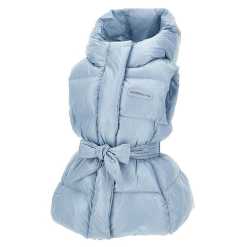 Blue Puffer Bow Gilet