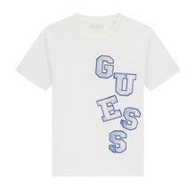 Load image into Gallery viewer, White Appliqué Logo T-Shirt