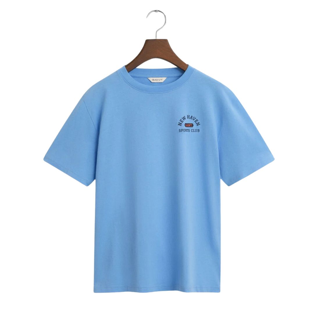 Mid Blue Graphic T-Shirt