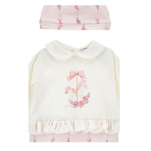 Load image into Gallery viewer, Pink Pony Babygrow &amp; Hat Set