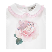 Load image into Gallery viewer, PRE ORDER - White Fairy &amp; Rose Babygrow