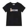 Unisex Black Toy Teddy & Logo T-Shirt