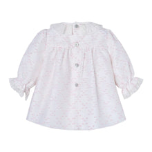 Load image into Gallery viewer, Ivory &amp; Pink Plumeti Dress &amp; Knickers