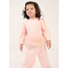 Babies Pink Tulle Trim "Deonne" Tracksuit