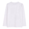 White Patterned Long Sleeve T-Shirt