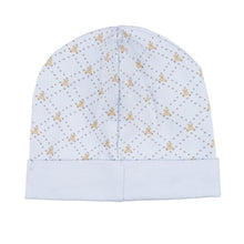 Load image into Gallery viewer, Pale Blue Teddy Print Hat