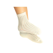 Load image into Gallery viewer, Ivory Openwork Ankle Socks