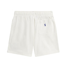 Load image into Gallery viewer, White Sailboat Logo Sweat Shorts