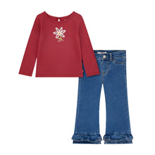 Load image into Gallery viewer, Babies Red Top &amp; Jeans Set