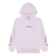Load image into Gallery viewer, Pink Floral Embroidered Hoodie