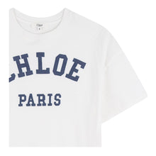 Load image into Gallery viewer, Ivory Appliqué Logo Dress