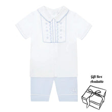 Load image into Gallery viewer, Pale Blue Shorts &amp; Top Set