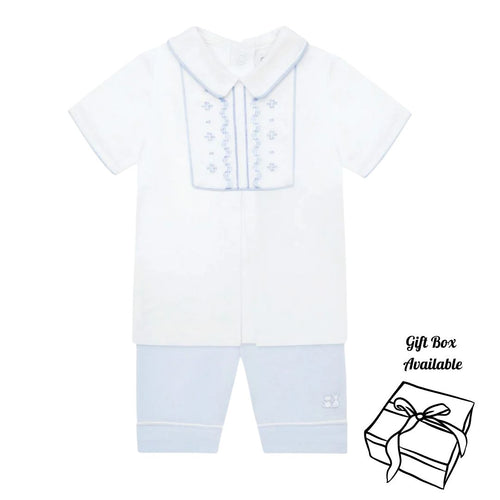 Pale Blue Shorts & Top Set