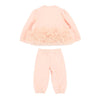 Babies Pink Tulle Trim "Deonne" Tracksuit