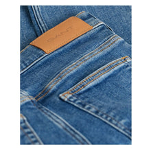 Load image into Gallery viewer, Mid Blue Denim Slim Jeans