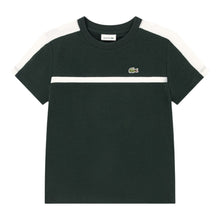 Load image into Gallery viewer, Dark Green &amp; White Stripe T-Shirt