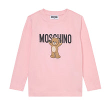 Load image into Gallery viewer, Pink Teddy &amp; Logo LS T-Shirt