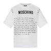 White Text Print T-Shirt