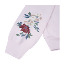 Load image into Gallery viewer, Pink Floral Embroidered Hoodie