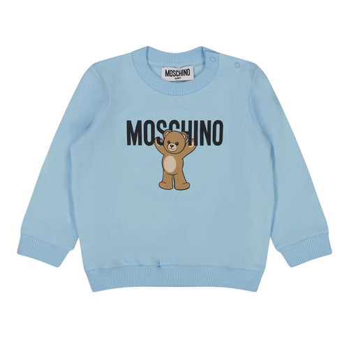 Baby Boys Pale Blue Sweat Top