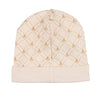 Beige Teddy Print Hat