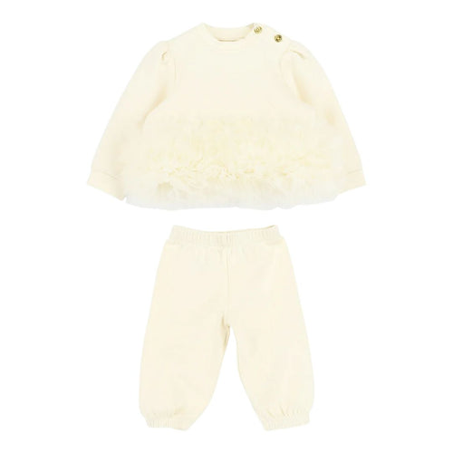 Babies Ivory Tulle Trim 