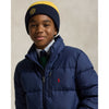PRE ORDER - Boys Navy Hooded Down Jacket