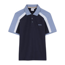 Load image into Gallery viewer, Navy &amp; Blue Polo Shirt
