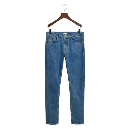 Mid Blue Denim Slim Jeans