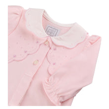 Load image into Gallery viewer, Pink Front Opening Babygrow