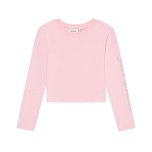 Load image into Gallery viewer, Pink Long Sleeve Diamante Top