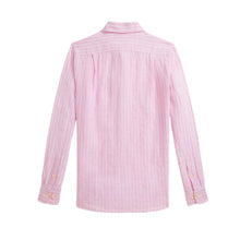 Load image into Gallery viewer, Pink Striped Linen Shirt