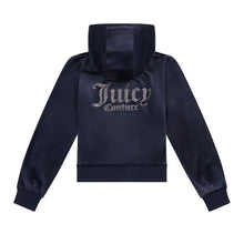 Load image into Gallery viewer, Navy Diamante Bootcut Tracksuit