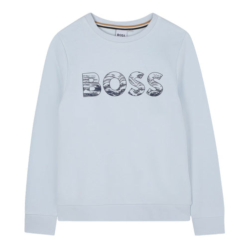 Pale Blue Sweat Top