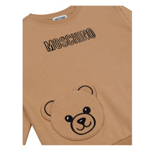 Load image into Gallery viewer, Beige Teddy Pocket Sweat Top