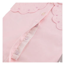 Load image into Gallery viewer, Pink Front Opening Babygrow