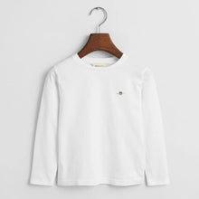 Load image into Gallery viewer, White LS Small Logo Top