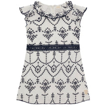 Load image into Gallery viewer, White &amp; Navy Boho Dess